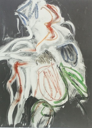 Monotypes - Charcoal and Figures -2